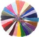 OEM Solidchoice - 100 Stuks 13cm Zachte Kwastjes voor DIY Projecten, 25 Kleuren