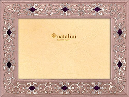 Natalini MARRAKECH LILLA 10X15 fotolijst met ondersteuning voor tafel, tulipwood, lila, 10 x 15 x 1,5