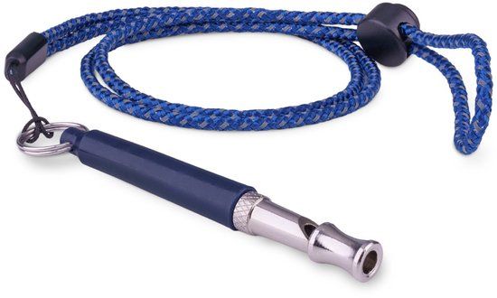 Company Of Animals Coachi Professional Whistle Hondenfluit - Hondenopvoeding - Navy Zilver