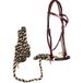 Bosal En Cuir Et Cuir Brut Et Mecate En Crime Complet Avec Tête De Lit En Cuir