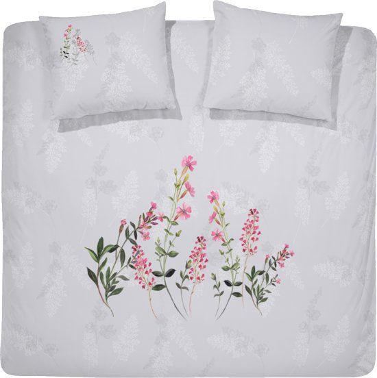 Cinderella Primrose Dekbedovertrek 200x200/220 cm Light Grey