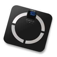 Inventum PW720ZW - Digital Body Analysis Scale - Black/Stainless Steel