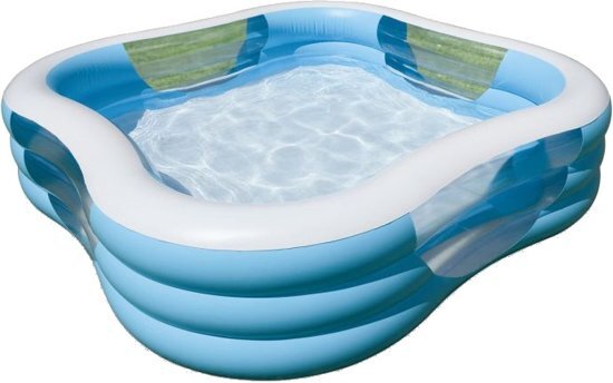 Intex Opblaaszwembad Beach Wave Blauw 229 X 229 X 56 Cm