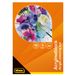 Idena 68163 - Acryl schilderspons A4 met 15 vellen wit papier met een fijne structuur van 190g/m², tekenblok voor acrylverf en aquarelverf