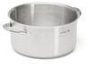 Casserole, 24 cm, acier inoxydable 18/10, sans PFAS, compatible plaques à induction