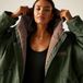 Regatta Waterdichte Omkleedjas Groen Lange Mouw Rits Polyester Volwassenen S/M