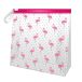 KillyS trousse de maquillage transparente à motif flamant rose