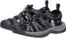 KEEN Whisper Dames Sandalen Zwart/Grijs Maat 37