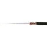 HELU 40004 Câble coaxial Diamètre extérieur : 6,20 mm RG59 B/U 75 Ω Noir par mètre