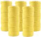 Metselkoord Touw/uitzetkoord geel fluorescerend - 5x - 50 meter