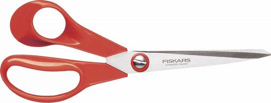Fiskars Classic Linkshandige Schaar - 21 cm - Rood