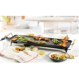 DOMO DO8312TP Teppanyaki Grill - 1800W - 70cm - Black/Wood Look