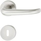 Häfele Garniture pour béquille de porte LDH 2176 acier inoxydable mat, BB-Buntbart