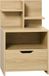 HOMCOM Nachtkastje - Spaanplaat - 45x35x73cm - Natuurlijk hout