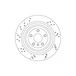 TRW Lot De 2 Disques De Frein Df6849s Mercedes-benz 166 423 03 12