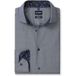 OLYMP Smart Business Modern Fit Overhemd marine, Effen