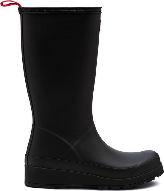 Hunter Original Play Short Wellington Regenlaarzen - Maat 38 - Zwart/Wit/Rood