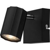 LIVARNO HOME Lampe murale/plafond, spot inclinable et pivotant. (carré, noir)