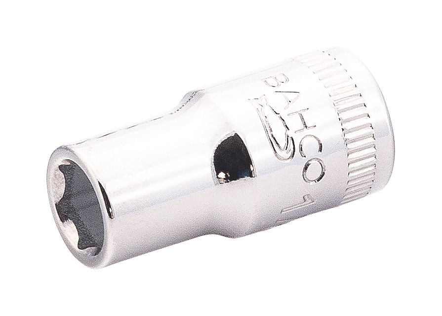 Bahco Dop 1/4" | zeskant | gepolijst | 1/8" - retailverpakking - SB6700SZ-1/8