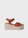 Toni Pons Espadrille en cuir pour femme avec plateforme en jute et boucle | JOANA