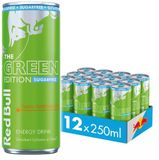 Red Bull The Green Edition Sugarfree Curuba Elderflower Energy Drink 12x25cl