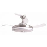 Bastilipo Estoril Niquel - Huishoudelijke ventilator met bladen - Metallic