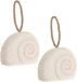 Item International Item Deurstopper schelp - 2x - cement/wit