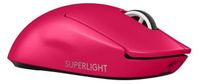 Logitech Gamingmuis, draadloos, Logitech G Pro X Superlight 2 Lightspeed, 60 gram, HERO 2-sensor, 32000 DPI, zwart