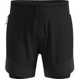 Odlo X-Alp Trail 6in 2in1 Hardloopshorts Heren-zwart, Maat XXL