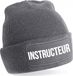 Bellatio Decorations Instructeur muts - unisex - one size - grijs - wintermuts