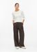 s.Oliver Geribbeld shirt met lange mouwen en sierknopen lichtbeige