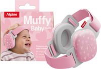 Alpine Hearing protection Alpine Muffy Baby Comfort (12-48 Maanden) - CE & ANSI Gecertificeerde Koptelefoon Baby - Verstelbare Gehoorbescherming Baby en Kinderen - Unieke Hoofdband voor Veilige & Comfortabele Pasvorm - 24 dB Demping - Sweet Hearts