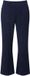 Ulla Popken - Dames - Jersey broek wijde rechte pijp jacquard - Donkermarine - Maat 46+