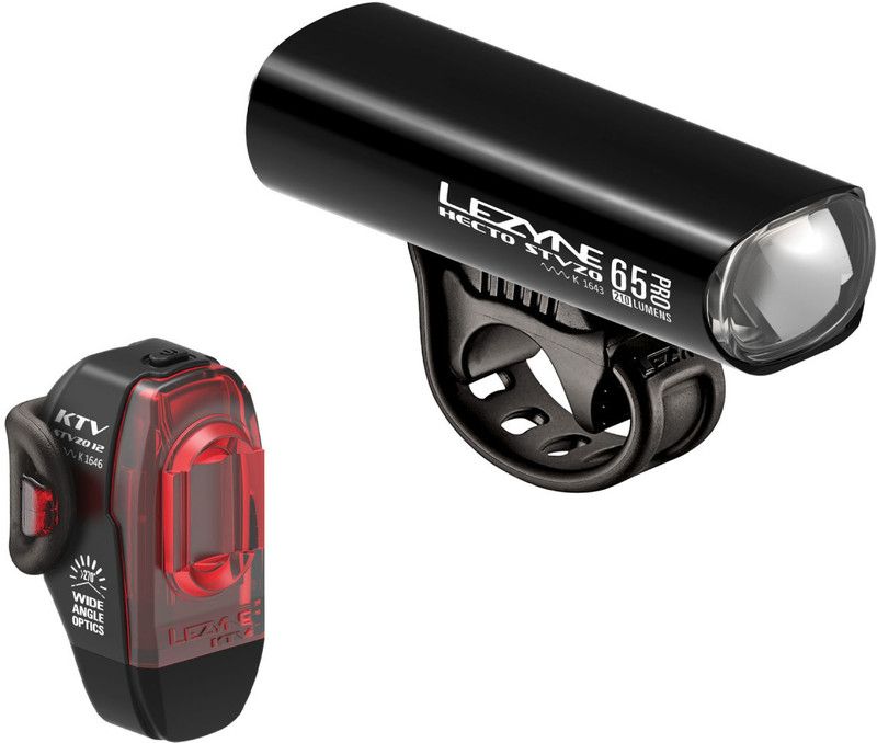 Lezyne Hecto Pro 65/KTV Drive LED Verlichtingsset - black