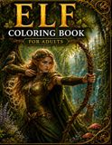 Elf Coloring Book for Adults