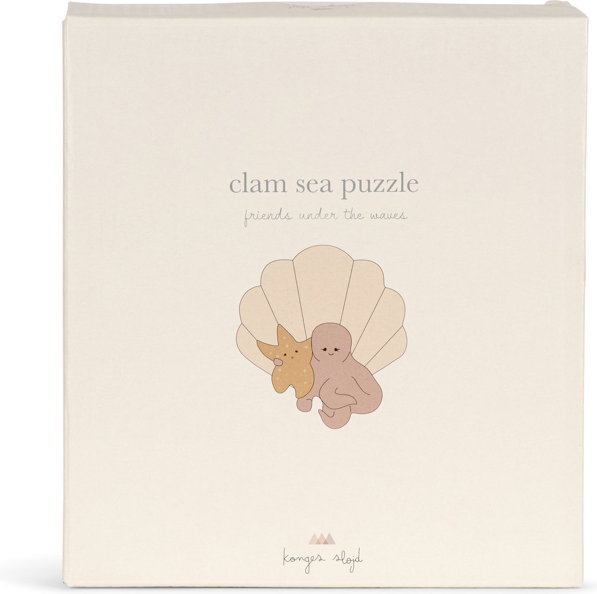 Konges Slöjd Puzzel - Zeedieren - Konges Slojd - Sea animals - wooden puzzle - houten puzzel