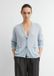 Comma Strickjacke lichtblauw