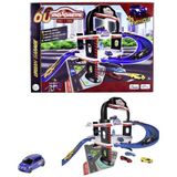 Majorette - Urban Garage 60 jaar verjaardag, 212059982, +3 jaar, 3 verdiepingen, met lift, inclusief voertuig