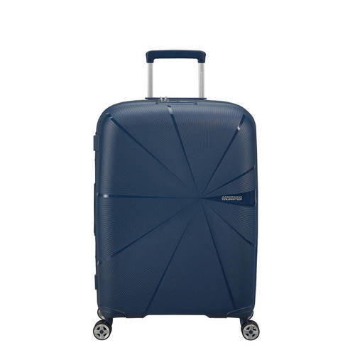 American Tourister trolley Starvibe 67 cm. Expandable donkerblauw