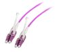 EFB Elektronik DJP-LCLCOM4-UNI-1 InfiniBand und Glasfaserkabel 1 m LC Violett