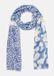 s.Oliver Sjaal Dames Polyester Donkerblauw Panterprint
