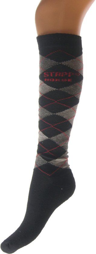 STAPP Horse Kniekous Horse Ruit Lurex Zwart 35-38