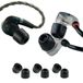 Comply Foam T500 oorpasstukken, testset, maat S, M, L (elk 1 paar), zwart, voor Ultimate Ears Super.fi en Triple.fi in Ear luistersystemen