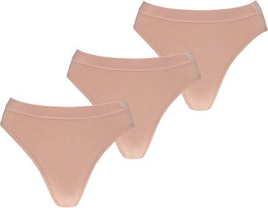 Apollo Bol Dames bamboe heup slip zonder naden 3 pack beige