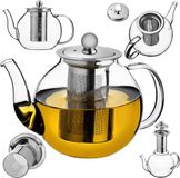 KADAX Theepot 1L met theezeef van glas