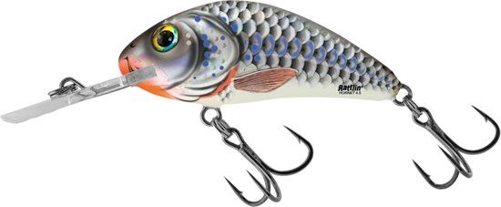 Salmo Rattlin Hornet Floating Plug Silver Holo Shad 4.5cm