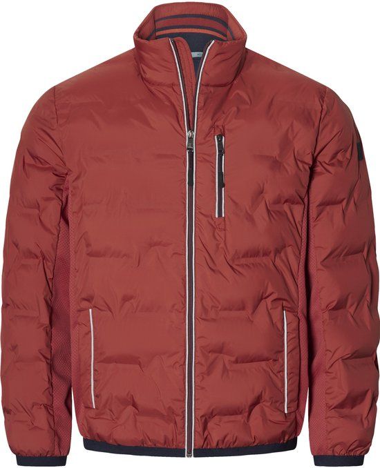 Babista heren Donsjack - 48 - rood - Plus Size