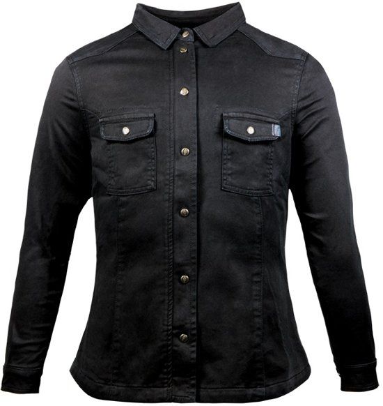 John Doe MOTOSHIRT LADY ZWART XTM MOTORSHIRT M