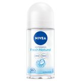 NIVEA 3x Fresh Natural Deodorant Roller 50 ml