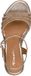 Tamaris - Dames - Plateau sandalen - Metallic - 37